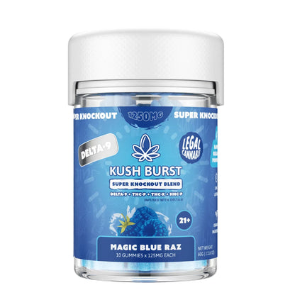 Kush Burst Super Knockout Gummies 1250mg