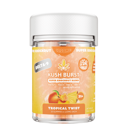Kush Burst Super Knockout Gummies 1250mg