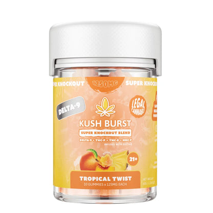 Kush Burst Super Knockout Gummies 1250mg