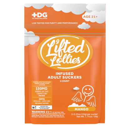 Lifted Lollies Infused Adult Suckers 150mg