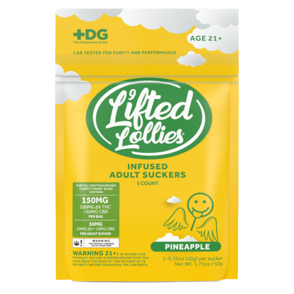 Lifted Lollies Infused Adult Suckers 150mg