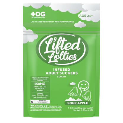 Lifted Lollies Infused Adult Suckers 150mg