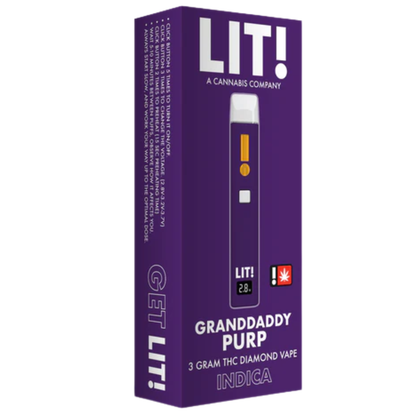 LIT! THC Diamond Disposable 3G