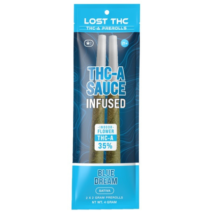 Lost THC THC-A Sauce Pre-Rolls 4G | 2ct