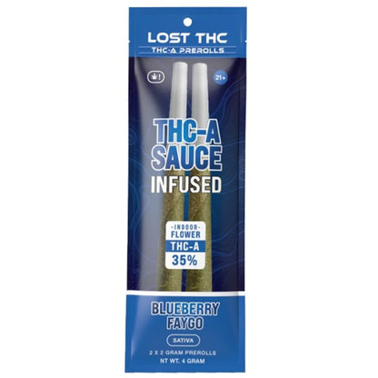 Lost THC THC-A Sauce Pre-Rolls 4G | 2ct