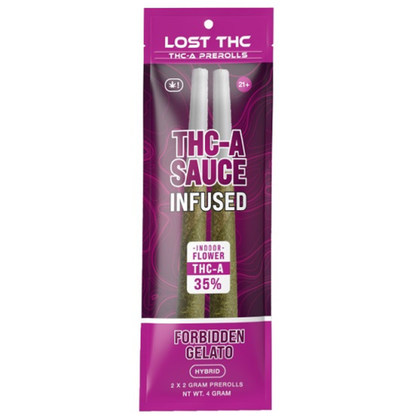 Lost THC THC-A Sauce Pre-Rolls 4G | 2ct