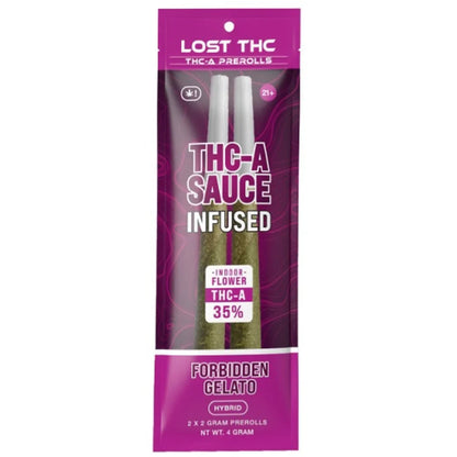 Lost THC THC-A Sauce Pre-Rolls 4G | 2ct