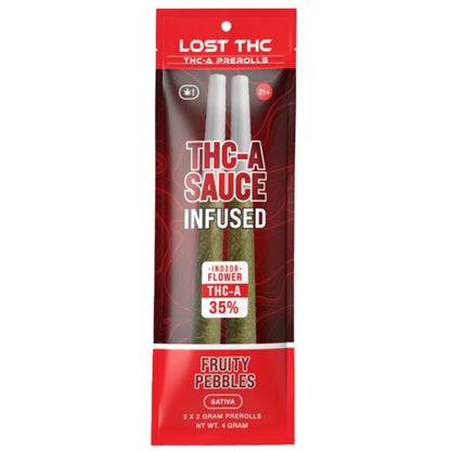 Lost THC THC-A Sauce Pre-Rolls 4G | 2ct