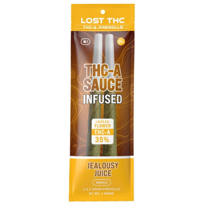 Lost THC THC-A Sauce Pre-Rolls 4G | 2ct