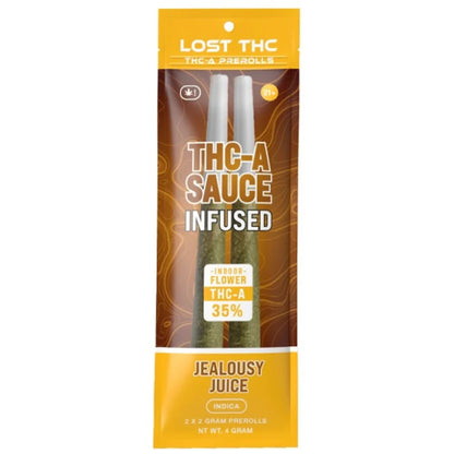Lost THC THC-A Sauce Pre-Rolls 4G | 2ct