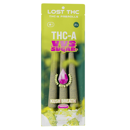 Lost THC THC-A VVS Sugar Pre-Rolls 4.95G | 3ct