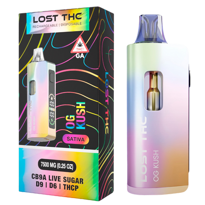Lost THC V2 CB9A Disposable Rainbow Edition 7.5G