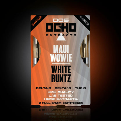 Ocho Extracts Delta 8 + Delta 10 + THC-O Dual Cartridges 1G