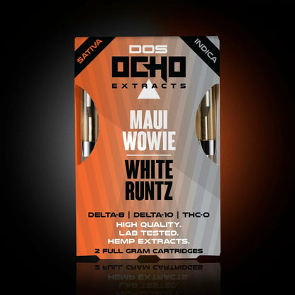 Ocho Extracts Delta 8 + Delta 10 + THC-O Dual Cartridges 1G