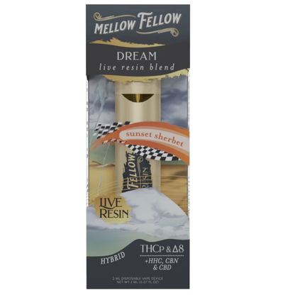 Mellow Fellow Live Resin Blend Disposable 2G