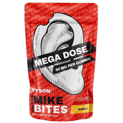 Tyson 2.0 Delta 8 Mega Bites 1000mg