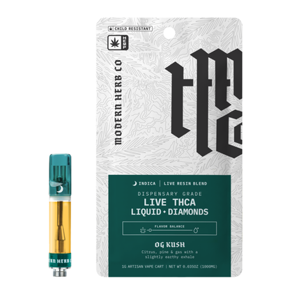 Modern Herb Co Live THC-A Liquid Diamonds Cartridge 1G