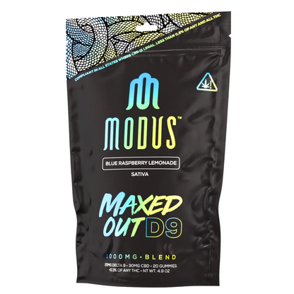 Modus Maxed Out Delta 9 Gummies 1000mg