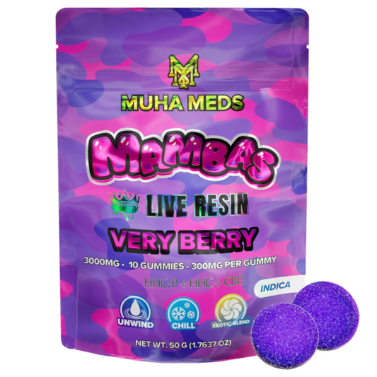 Muha Meds Mambas Live Resin Gummies 3000MG