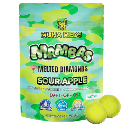 Muha Meds Mambas Melted Diamonds Gummies 3000MG