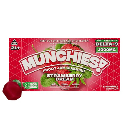 Munchies Delta 9 Froot Jam Gummies 1000mg