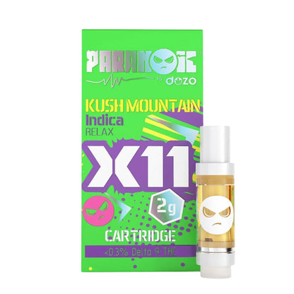 Dozo Paranoic X11 Live Resin Cartridge 4G | 2pk