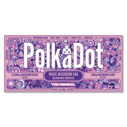 PolkADot Magic Mushroom Chocolate Bar 10000MG
