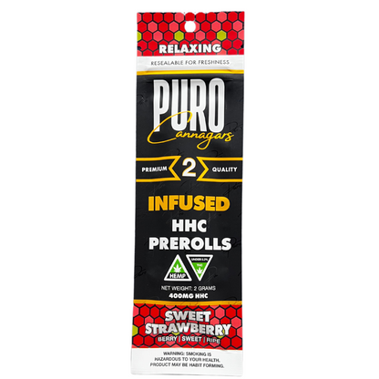 Puro Cannagars HHC Pre Rolls 2G