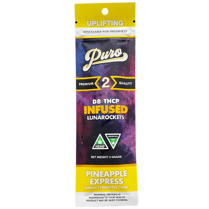 Puro Delta 8 Lunarockets Pre Rolls 3G