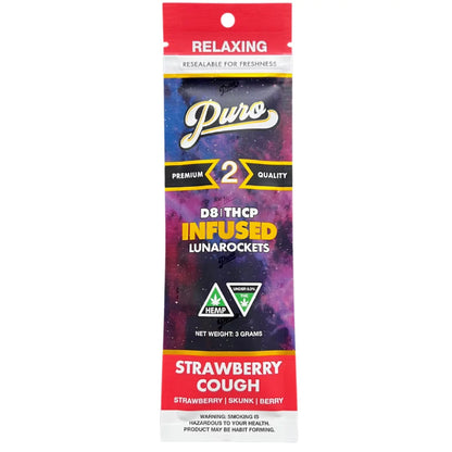 Puro Delta 8 Lunarockets Pre Rolls 3G