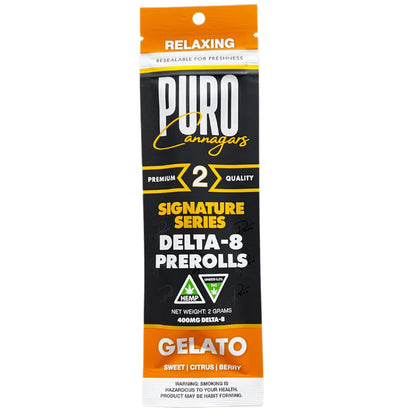 Puro Cannagars Signature Series Pre Rolls 2G