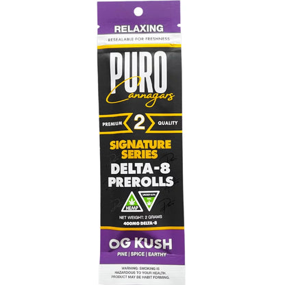 Puro Cannagars Signature Series Pre Rolls 2G