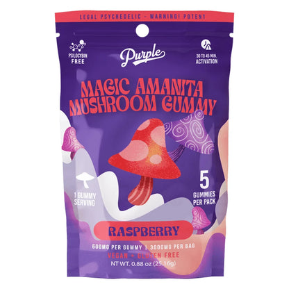 Purple Amanita Mushroom Gummies 3000mg