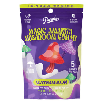 Purple Amanita Mushroom Gummies 3000mg