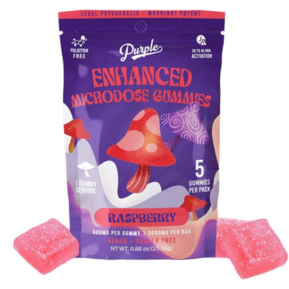 Purple Magic Enhanced Microdose Gummies 3000MG