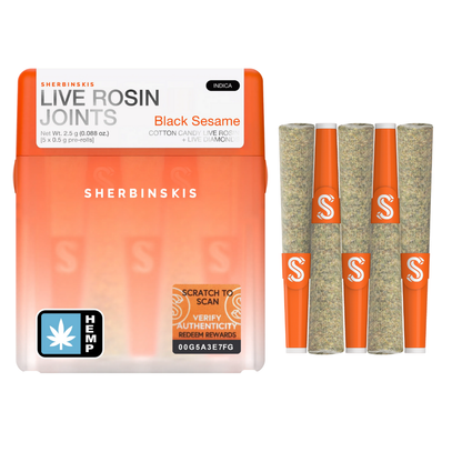 Sherbinskis Live Rosin Pre-Rolls 2.5G | 5ct