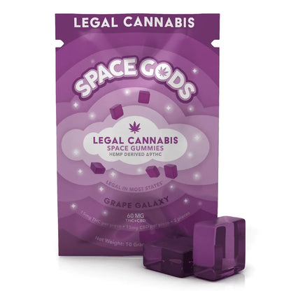 Space Gods Delta 9 Gummies 60mg | 2pk
