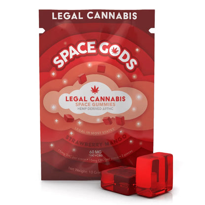 Space Gods Delta 9 Gummies 60mg | 2pk