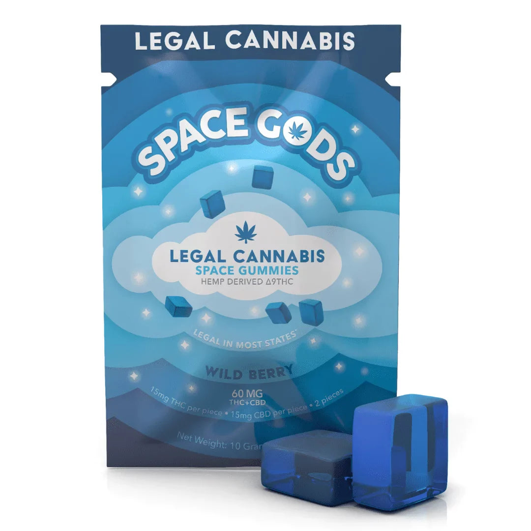 Space Gods Delta 9 Gummies 60mg