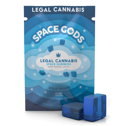 Space Gods Delta 9 Gummies 60mg