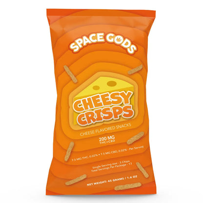 space gods delta 9 space crisps 200mg cheesy crisps
