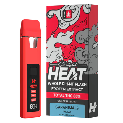 Straight Heat Flash Frozen Extract Disposable 1G