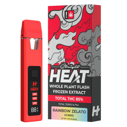 Straight Heat Flash Frozen Extract Disposable 1G