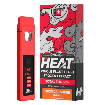 Straight Heat Flash Frozen Extract Disposable 1G