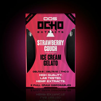 Ocho Extracts Delta 8 + Delta 10 + THC-O Dual Cartridges 1G