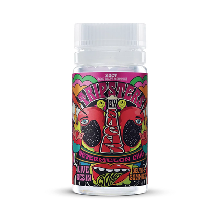 sugar tripsters delta 9 thc 250mg gummies watermelon chili