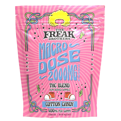 The Freak Brothers Macro Dose Gummies 2000MG