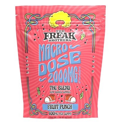 The Freak Brothers Macro Dose Gummies 2000MG