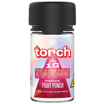 Torch THC-A Lil Flames VVS Diamonds Pre-Rolls 4G | 4ct