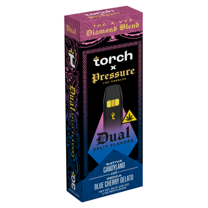 Torch x Pressure THC-A Diamond Blend Dual Disposable 3G